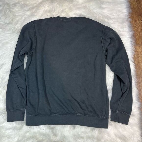 Urban Outfitters~Women’s~Over Dyed Gray Pink Bow Crew Neck Sweatshirt~Size Large - Picture 4 of 5